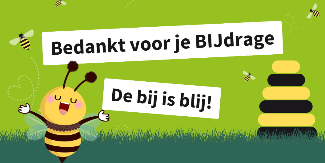 Bedankt voor de BIJdrage